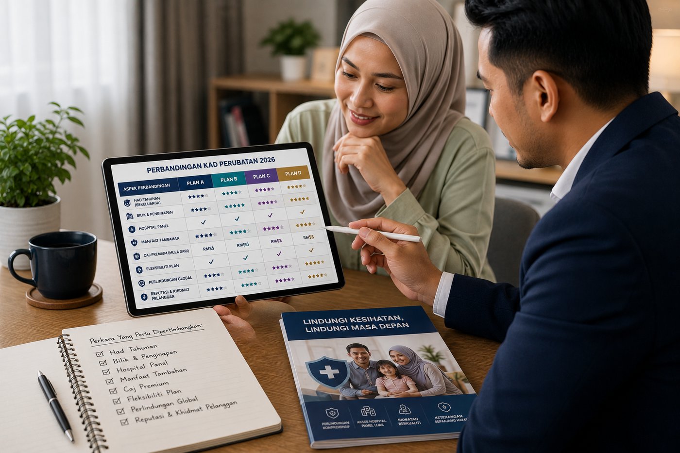 9 Syarikat Takaful Malaysia: Panduan Perbandingan Kad Perubatan 2026 (ilustrasi)
