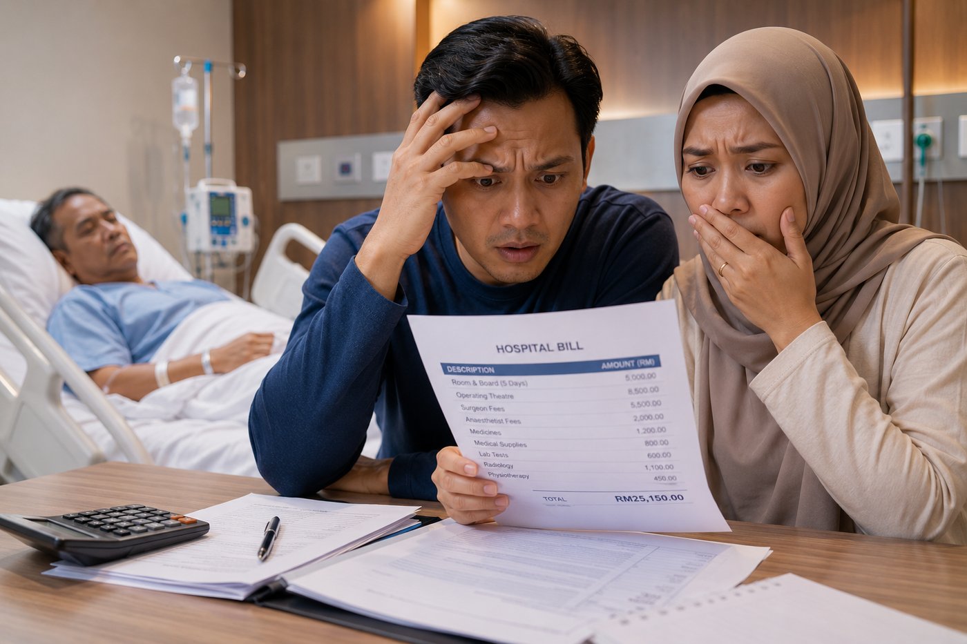 Berapa Kos Sebenar Masuk Hospital Swasta Tanpa Kad Perubatan? (ilustrasi)