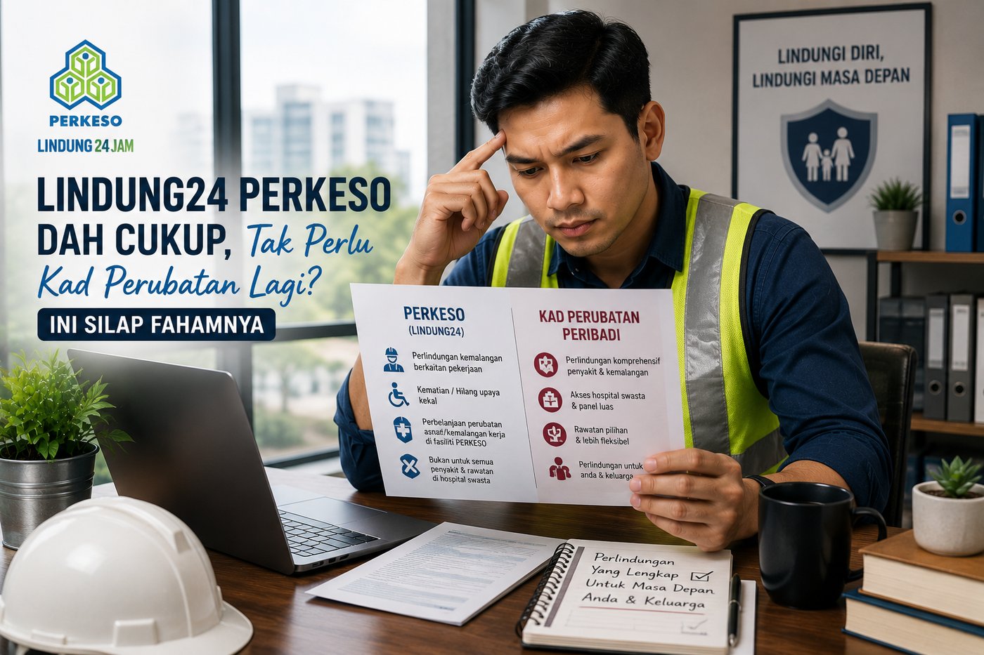 Lindung24 PERKESO Dah Cukup, Tak Perlu Kad Perubatan Lagi? Ini Silap Fahamnya